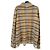 Autre Marque Camicia gialla e blu in cashmere Giallo - vista 2