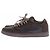 Nike Sneaker "Air Jordan 1 Low" marrone in pelle e camoscio - vista 3