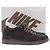 Nike Sneaker "Air Jordan 1 Low" marrone in pelle e camoscio - vista 8