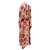 Fendi Rote Seidenkleid mit Blumen und Unterkleid - Ansicht 2