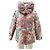 Autre Marque Bunte bedruckte Daunenjacke Pink
