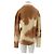 Autre Marque LANEUS Wollpullover in Orange und Gelb S - Ansicht 2