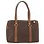 Céline Celine Vintage Macadam Canvas and Leather Marrone - vista 2