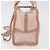Bowling Bolsa de boliche Chanel Deauville em lona grande Bege - vista 3