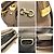 Borsa Double Gancini Salvatore Ferragamo Beige - vista 3