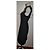 Moschino Jeans Midi Kleid schwarz Wollmischung - Ansicht 3