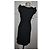 Moschino Jeans Midi Kleid schwarz Wollmischung - Ansicht 4