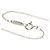 Collana con diamante rotondo Tiffany & Co. 1837 Argento - vista 3