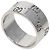 Anello da donna Gucci Icon Wide in oro bianco 18K D'oro