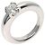 Cartier C de Solitaire Ring aus 18K Weißgold Golden - Ansicht 2