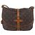 Louis Vuitton Saumur Monogram Canvas 30 Marrone - vista 2