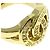 Diamond Céline Anillo Logo Celine en Oro Amarillo de 18K con Diamantes Dorado - vista 10