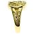 Diamond Céline Anillo Logo Celine en Oro Amarillo de 18K con Diamantes Dorado - vista 3