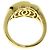 Diamond Céline Anillo Logo Celine en Oro Amarillo de 18K con Diamantes Dorado - vista 4