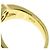 Diamond Céline Anillo Logo Celine en Oro Amarillo de 18K con Diamantes Dorado - vista 5