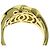 Diamond Céline Anillo Logo Celine en Oro Amarillo de 18K con Diamantes Dorado - vista 9