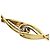 Bracciale Motivo Twist Christian Dior D'oro - vista 6