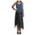 Vestido asimétrico patchwork sin mangas Michael Kors Multicolor