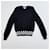 Comme Des Garcons Schwarzer Pullover mit Schwarz-Weißem Karomuster - Ansicht 2