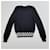 Comme Des Garcons Schwarzer Pullover mit Schwarz-Weißem Karomuster - Ansicht 3