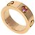 Cartier Love Band Ring mit Rosa Saphir Pink
