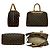 Borsa Vanity Deauville Bowling Louis Vuitton Marrone Monogramma - vista 3