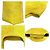 Borsa tote gialla Bottega Veneta Giallo - vista 6