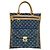 Louis Vuitton Monogram Denim Tote Bag Blau