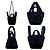 Borsa a Spalla Balenciaga Everyday 2.0 XS Nord-Sud Nera Nero - vista 3