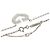 Colar C Heart Cartier em ouro branco 18K - vista 2