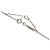 Colar C Heart Cartier em ouro branco 18K - vista 3