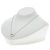 Colar C Heart Cartier em ouro branco 18K - vista 4