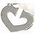 Colar C Heart Cartier em ouro branco 18K - vista 6