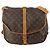 Louis Vuitton Saumur Monogram Canvas 35 Marrone - vista 2