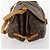 Louis Vuitton Saumur Monogram Canvas 35 Marrone - vista 3