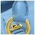Borsa in pelle 2 in 1 Miu Miu Blu chiaro - vista 16