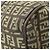 Fendi Zucchino Tote Bag Dunkelbraun - Ansicht 23