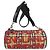 Borsa a Spalla Burberry Nova Check Graffiti Print Marrone