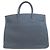 Borsa Hermès Birkin 40 in pelle Togo blu - vista 2