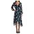 Max Mara Studio Seidenkleid blau mit Blumenmuster