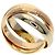 Anello Trinity di Cartier in oro 18K