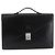 Borsa da lavoro LOEWE in pelle nera argento Auth BAZ025 Nero - vista 13