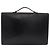 Borsa da lavoro LOEWE in pelle nera argento Auth BAZ025 Nero - vista 2