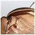 Borsa Tote Bamboo GUCCI Pelle lucida Marrone Oro Auth bs34270 D'oro - vista 21