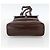 Borsa Tote Bamboo GUCCI Pelle lucida Marrone Oro Auth bs34270 D'oro - vista 5