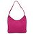 Borsa a Spalla ETRO in Nylon Rosa Argento Auth 174701A - vista 2