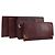 CARTIER Borsa Clutch Must Line in Pelle 4 Pezzi Bordeaux Auth 166795 Bordò