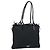 PRADA Borsa a mano in nylon nero argento Auth YKZ113