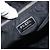 PRADA Borsa a mano in nylon nero argento Auth YKZ113 - vista 18