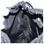 PRADA Borsa a mano in nylon nero argento Auth YKZ113 - vista 20